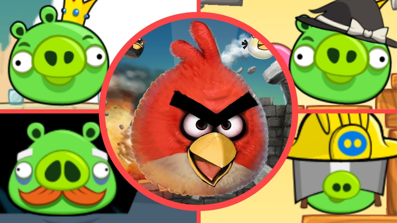 Angry Birds Headache - All Bosses (Luta dos Bosses)