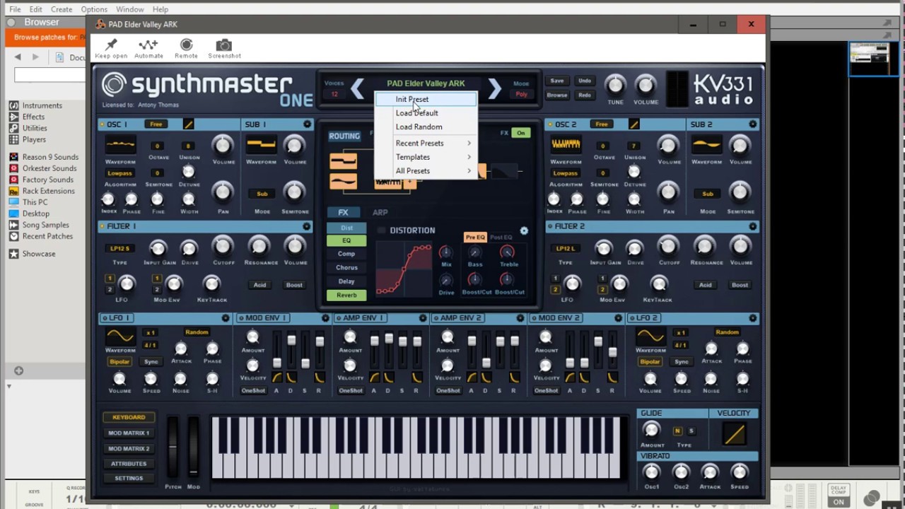 Synthmaster One Demo