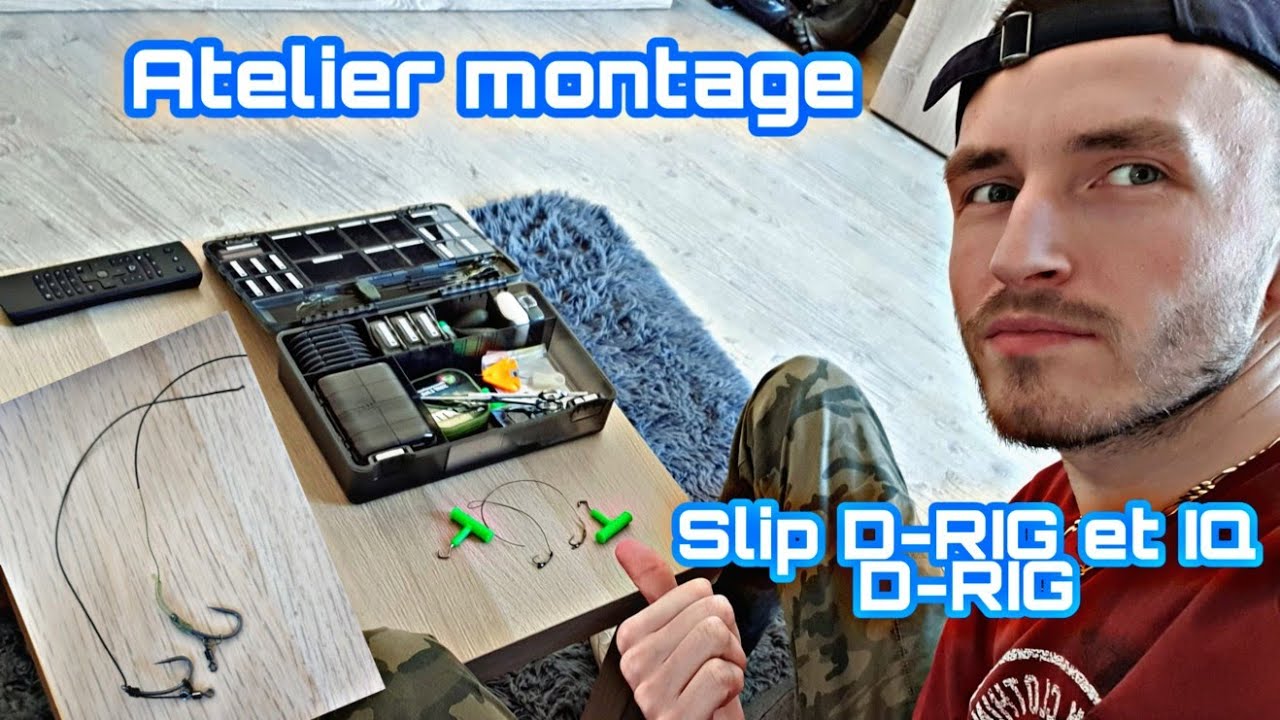 TUTO montage SLIP D-RIG et IQ D-RIG (Pêche à la carpe)