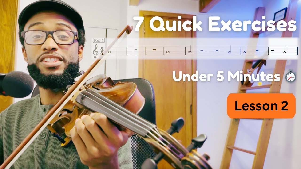 Lesson 2: 7 Violin Sight Reading Exercises (Under 5 Minute Workout)