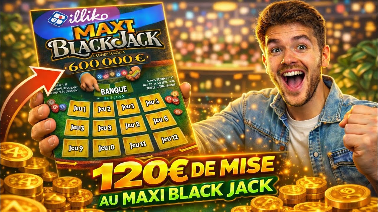 J’ose TOUT : 120€ sur le Maxi Black Jack… soit je deviens fou, soit je perds tout😱