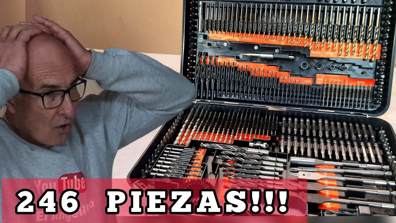Set de Brocas o Mechas EL MAS COMPLETO!  (Titanio, Widia, Madera, Copa, etc)  Review BANGGOOD