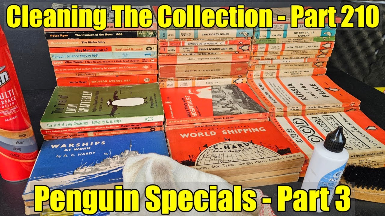 Unintentional ASMR - Cleaning The Collection - Part 210 - Vintage Penguin Specials Part 3!