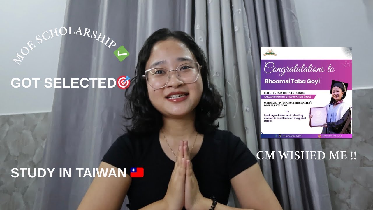 I Got the MOE Taiwan Scholarship! 🇹🇼✨ (Even My State CM Congratulated Me!)