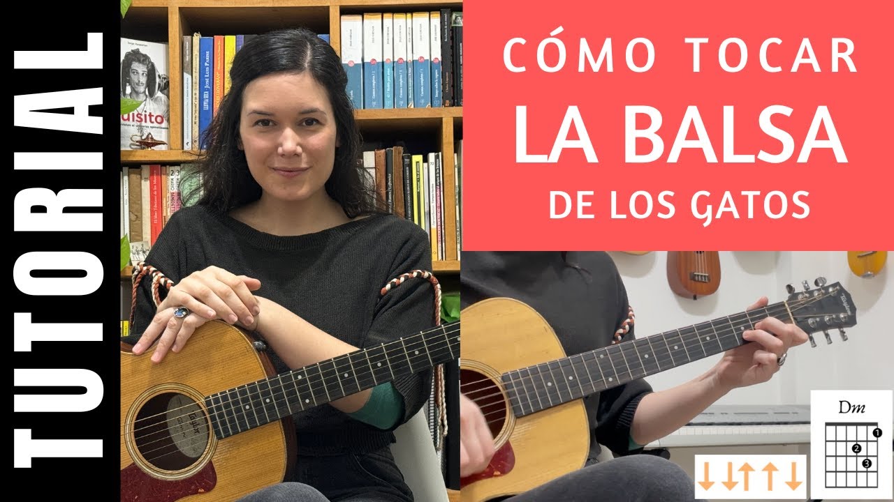 cómo tocar LA BALSA de LOS GATOS en guitarra tutorial
