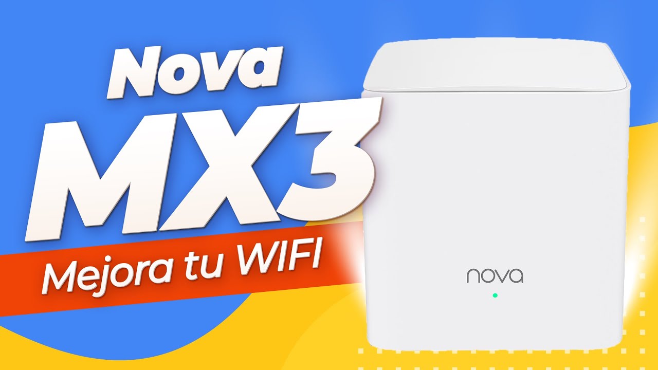 📶 ROUTER MESH MX3 - WIFI 6 con RED de MALLA  - MEJORA la cobertura de tu WIFI