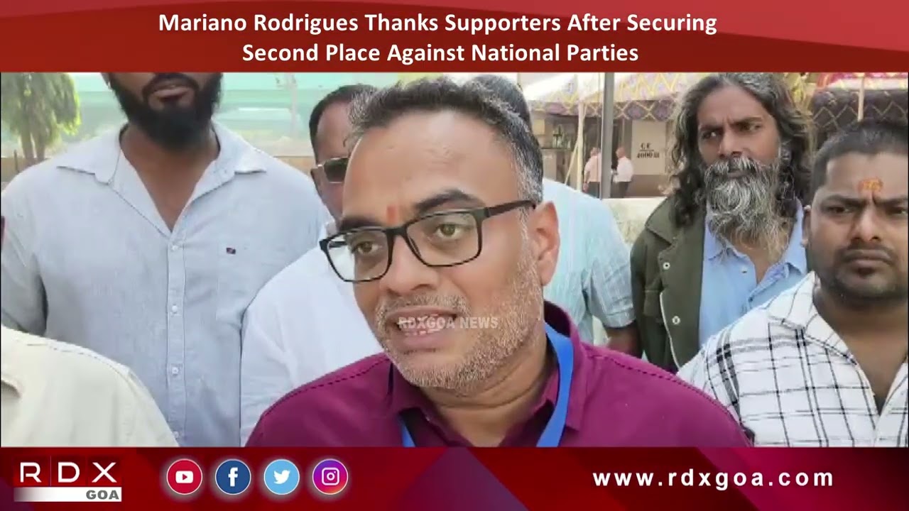 Mariano Rodrigues Thanks Supporters After Securing Second Place Against National Parties