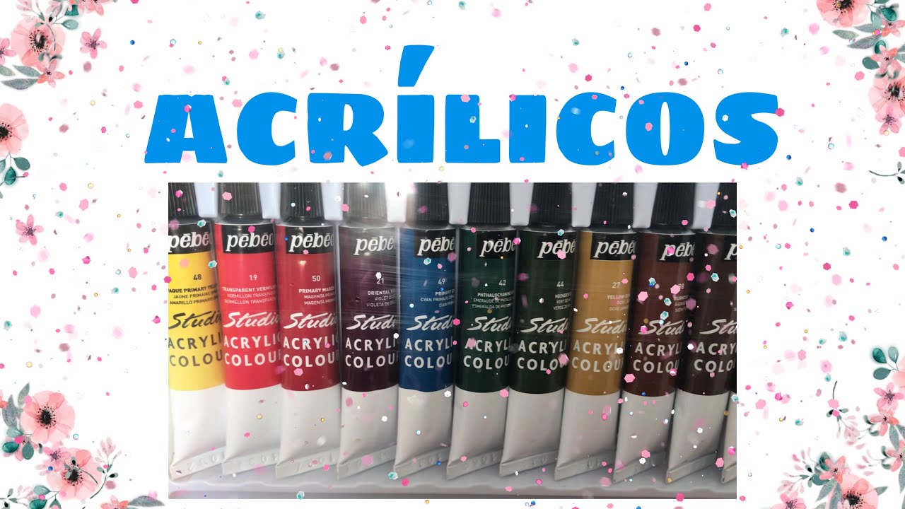 PINTURAS ACRÍLICAS PEBEO / (masa para modelar )