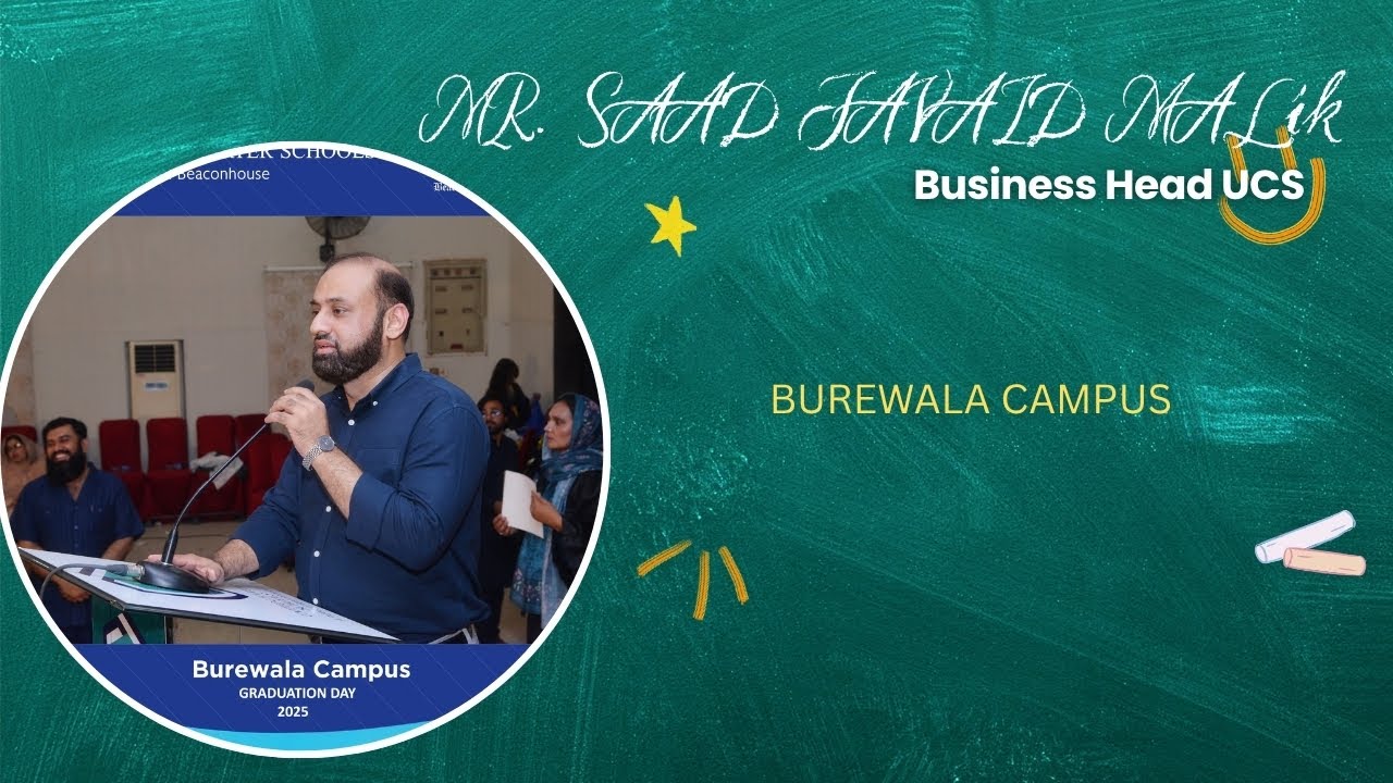 Saad Malik Graduation Speech 2025 | UCS Burewala Leaves Audience Speechless 🎓