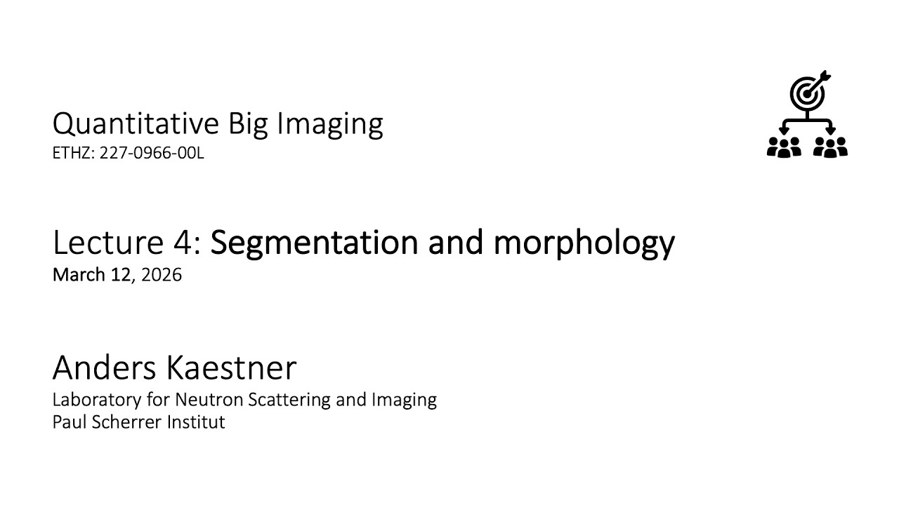 QBI2026 Lecture 4 - Part 2: Measuring segmentation performance and morphological filters