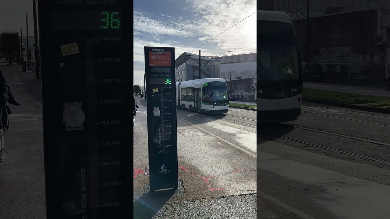 Nantes tram line 2/3. #nantes #tram #france