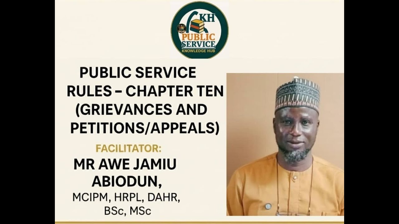 Public Service Rules &ndash; Chapter 10 Grievances and Petitions/Appeals