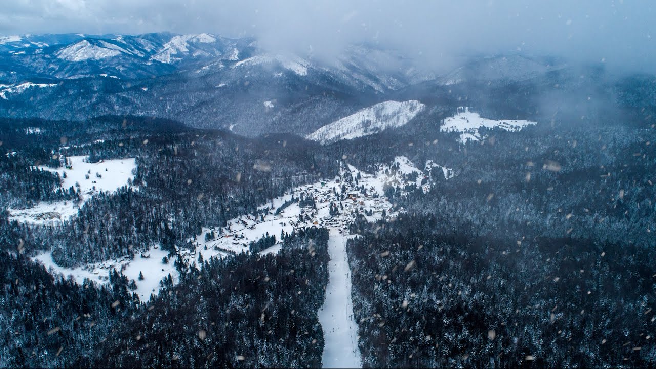 Zimska idila Ponijera kod Kaknja iz zraka - Dron.ba za N1