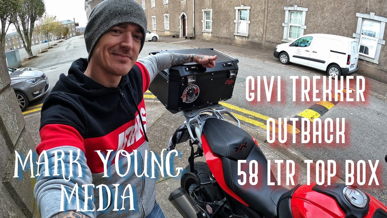 Givi Trekker Outback 58 ltr. on the 2015 BMW S1000XR. Motovlog - 006