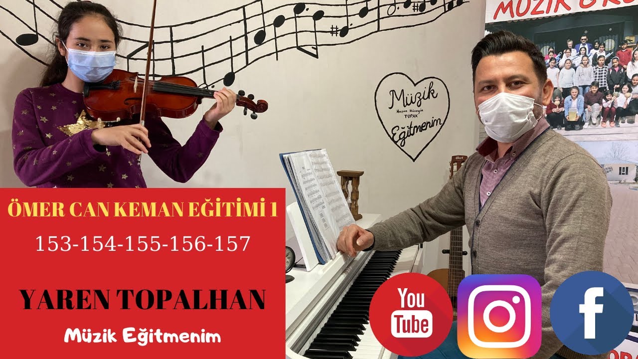 Ömer Can Keman Eğitimi1 (153-154-155-156-157) - Yaren TOPALHAN 🎻🎼🎻 #KADİRLİKEMANDERSİ
