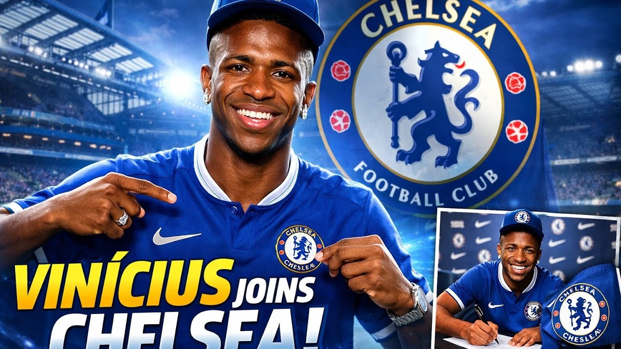 VINICIUS JR TO CHELSEA ✅ DONE DEAL SHOCKER! ARRIVES IN LONDON | STAMFORD BRIDGE MADNESS!!
