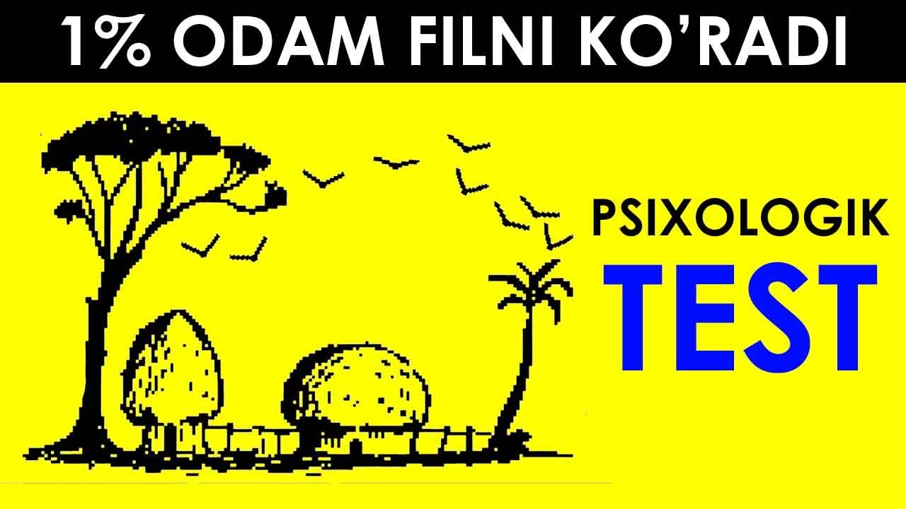 PSIXOLOGIK Test Aslida kimligingizni ko’rsatadi