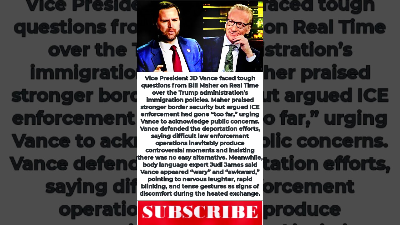 JD Vance Appears 'Wary And Awkward' As Bill Maher Tells Him 'You Went Too Far'