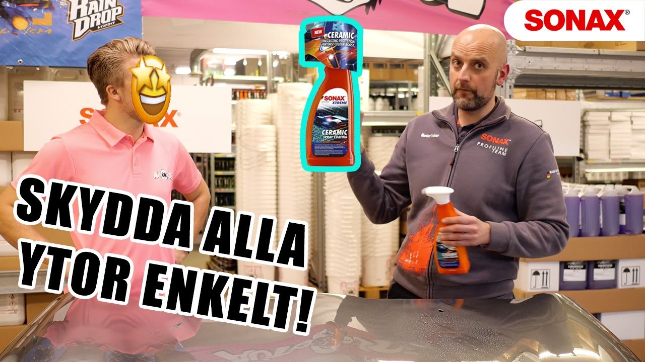 SNABBFÖRSEGLING SONAX Ceramic Spray Coating - LANSERINGS-KAMPANJ!
