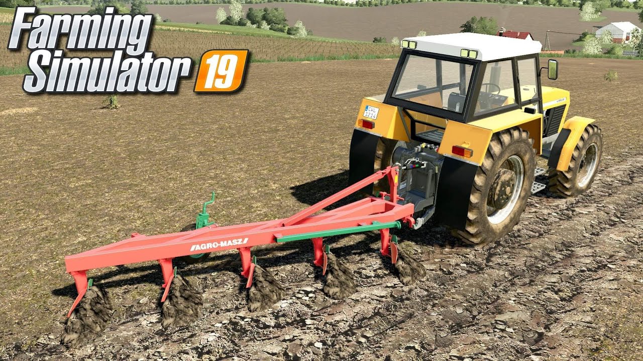 Orka pola i lektury szkolne - Farming Simulator 19 #16
