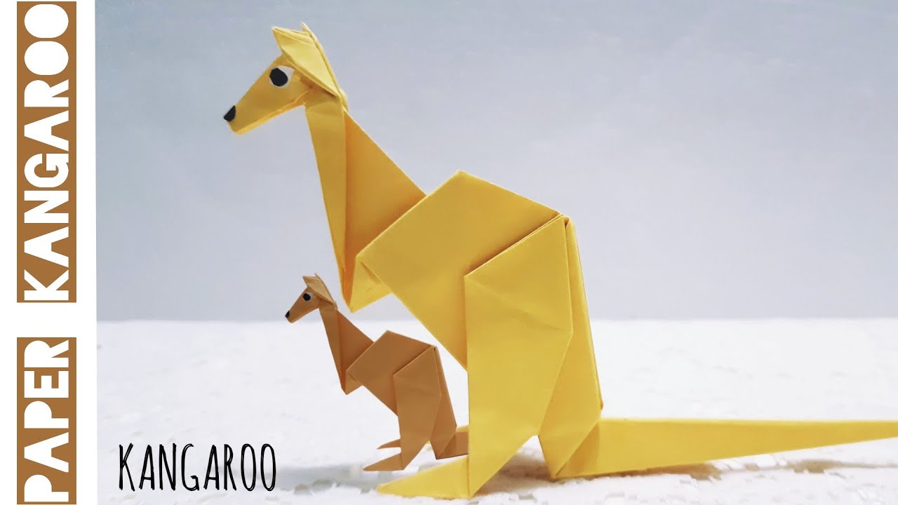 KANGAROO 🦘| How to make paper Kangaroo | Kangaroo Origami | Paper Kangaroo Craft | CHACKOCHY CrAfT