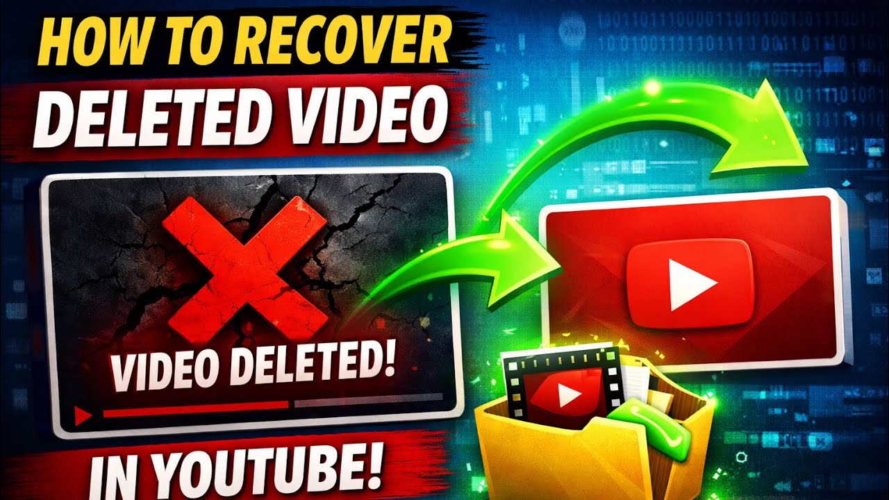 How to Restore Deleted Videos on YouTube (Step - by - Step)