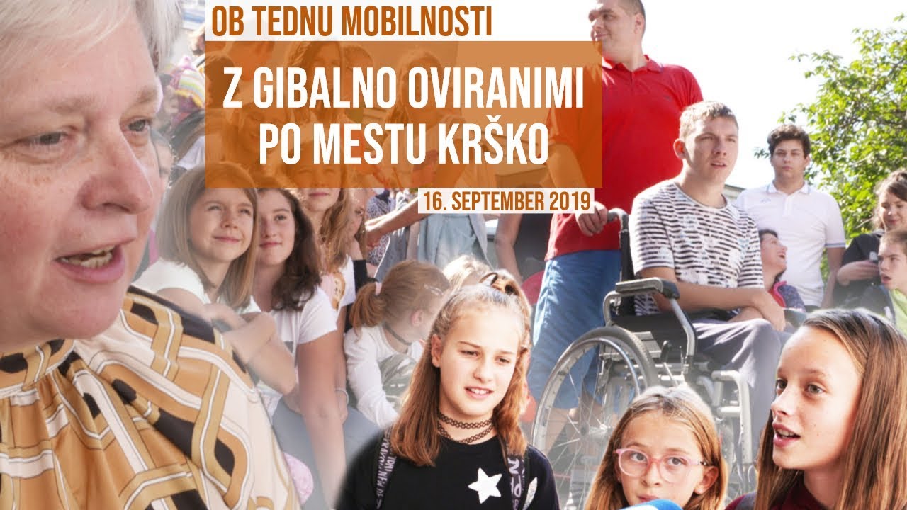Gibalno ovirani na sprehodu po mestu Krško, Posavski tednik 375, 17. september 2019