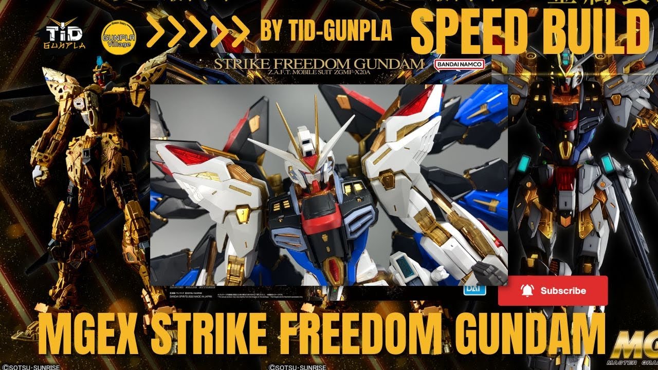 [SPEED BUILD] MGEX STRIKE FREEDOM GUNDAM By Tid-Gunpla