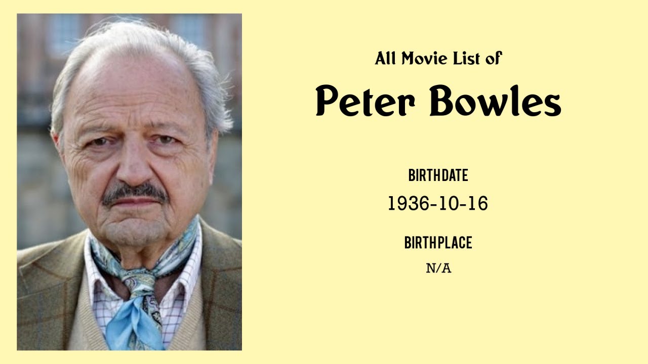 Peter Bowles Movies list Peter Bowles| Filmography of Peter Bowles
