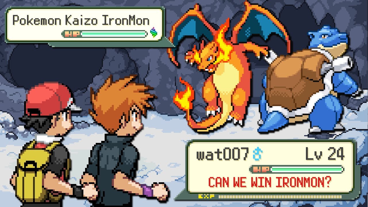 Pokémon Fire Red Ironmon KAIZO! Generation 1 - 9 Pokemon, Pokemon Faints = RUN OVER