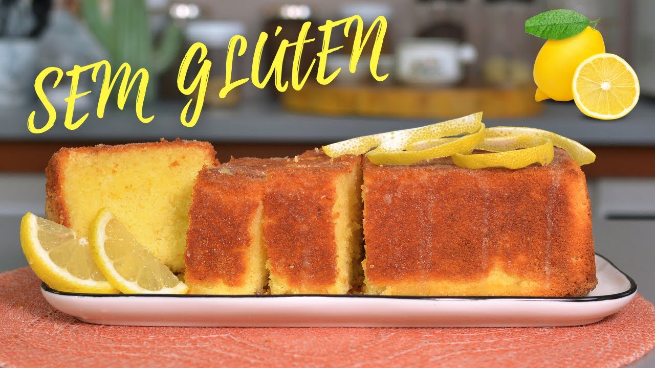 BOLO DE LIMÃO SICILIANO COM FARINHA DE ARROZ | SEM GLÚTEN!!