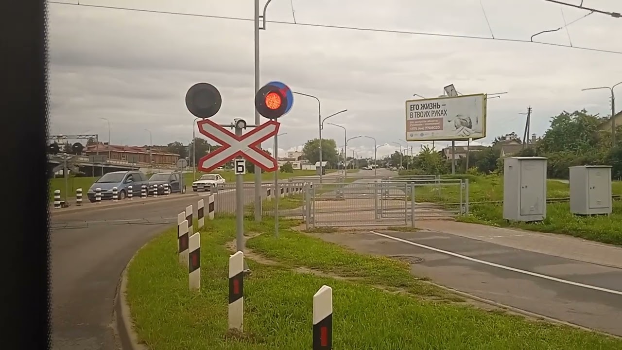 Жд переезд в Бресте 
