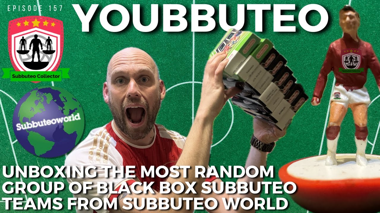 I brought the most random Black Box Subbuteo teams from Subbuteo World Youbbuteo