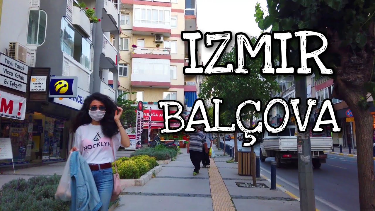 Walking in Izmir: Street Walk Around Balçova | 🇹🇷 Turkey Walking Tour 4K