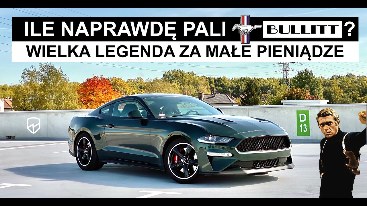 Jakie jest realne spalanie Ford Mustang GT Bullitt 5.0 V8? Legenda żyje, Steve McQueen był by dumny!