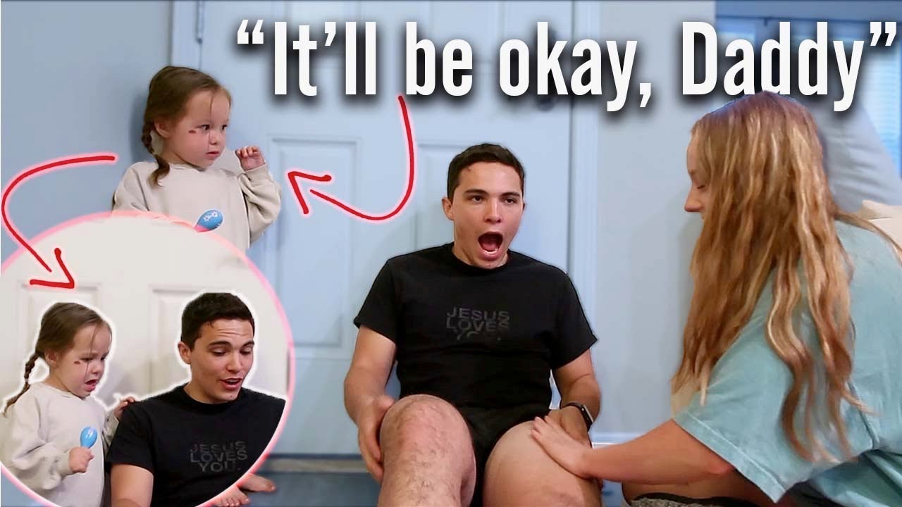 WAXING MY HUSBAND'S LEGS WITH MY TODDLER!!! (She Was Terrified)