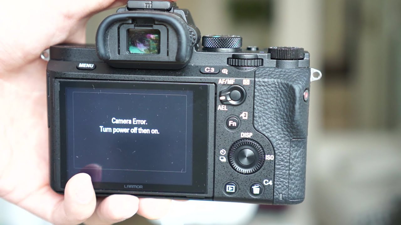 Sony A7 II review update: camera error