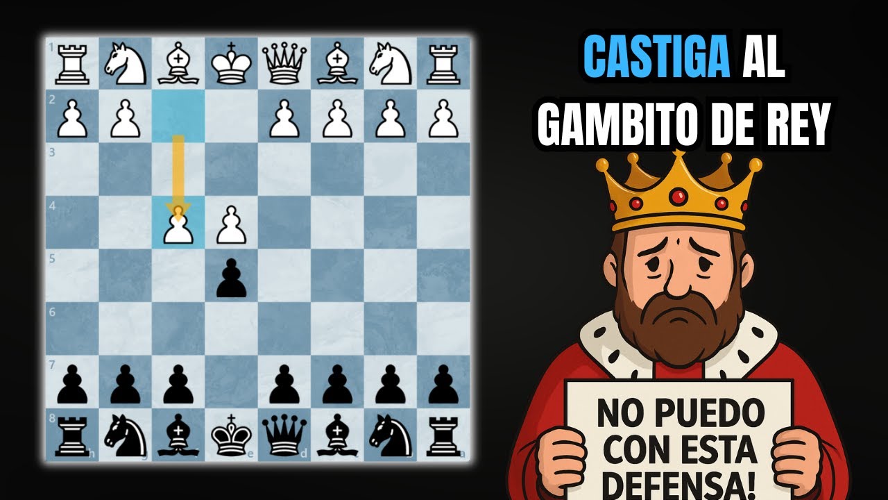 ¡Destruye el Gambito de Rey con esta Defensa Secreta!