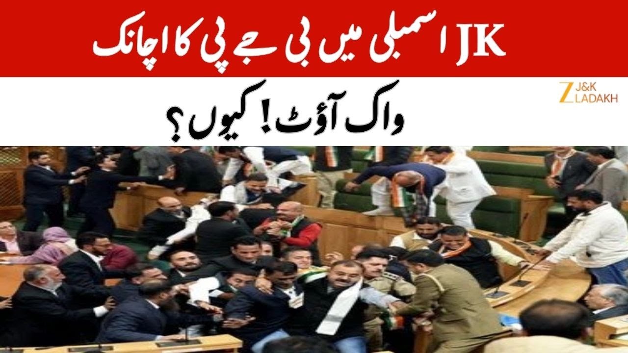 Chaos in J&K Assembly : BJP-NC Clash Over Flash Flood Debate | 3 BJP MLAs Expelled | Srinagar Update