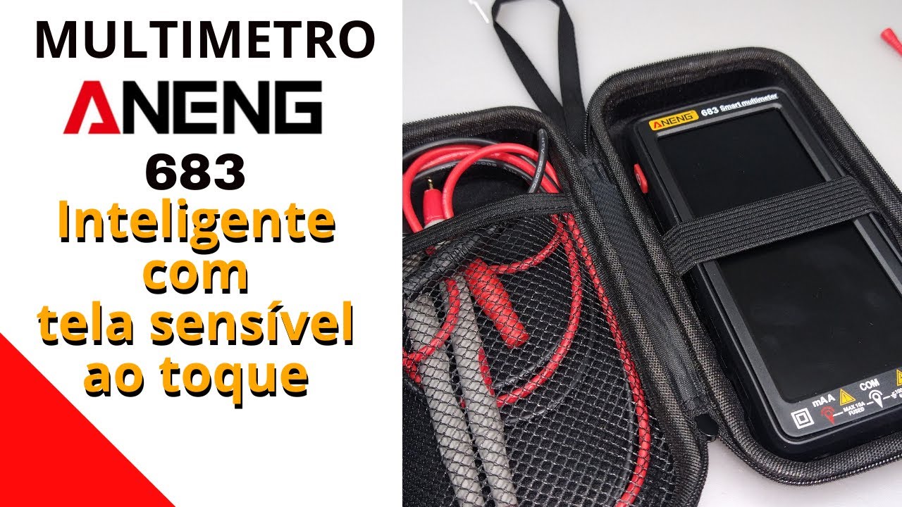 Aneng 683 - O Multimetro Gigante, Inteligente e tela sensivel ao toque - ps: 