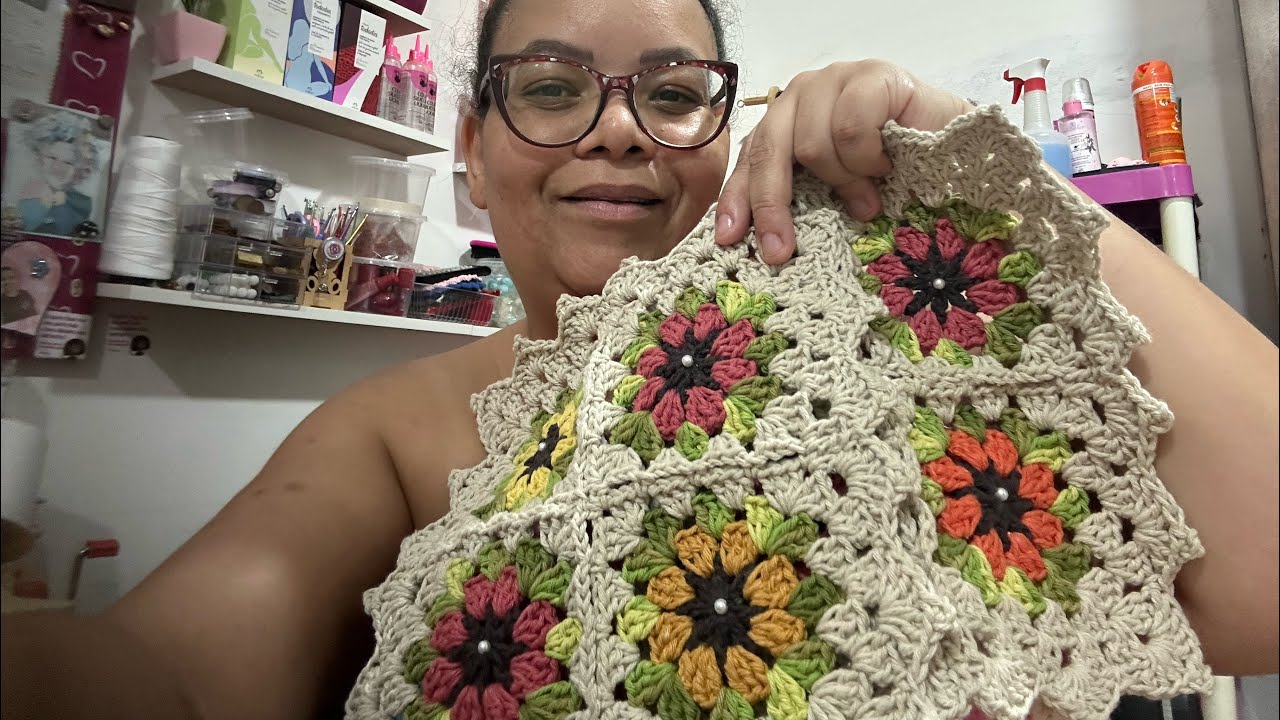 Venha conferir minha produção de segunda feira, muito top #crochê 