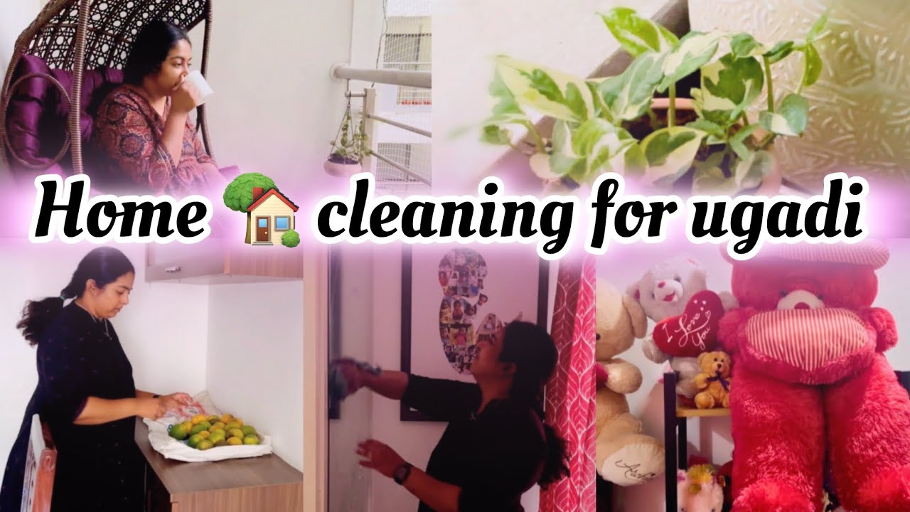Home 🏡 cleaning for Ugadi 💕#lifestyle #festival #home #cleaning 