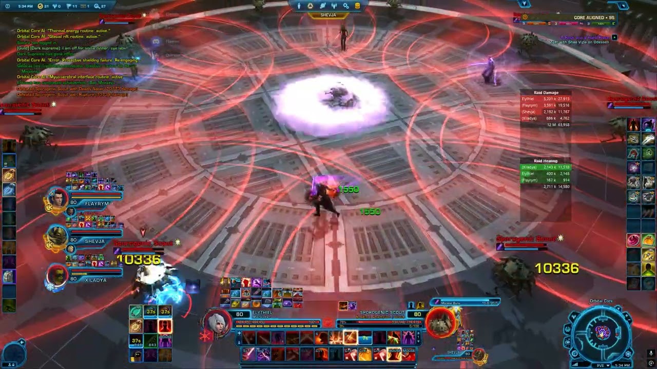 Orbital Core - Adrenal and zone buffs