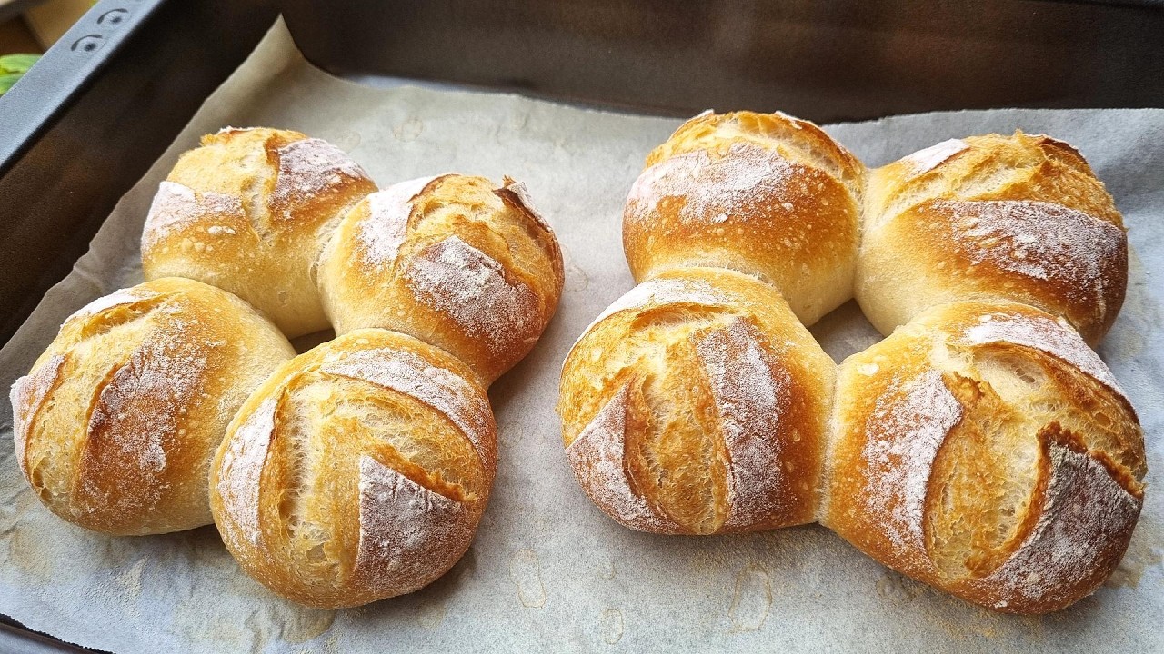 4 Ingredients! The Easiest No-Knead Bread Ever! Crispy & Delicious