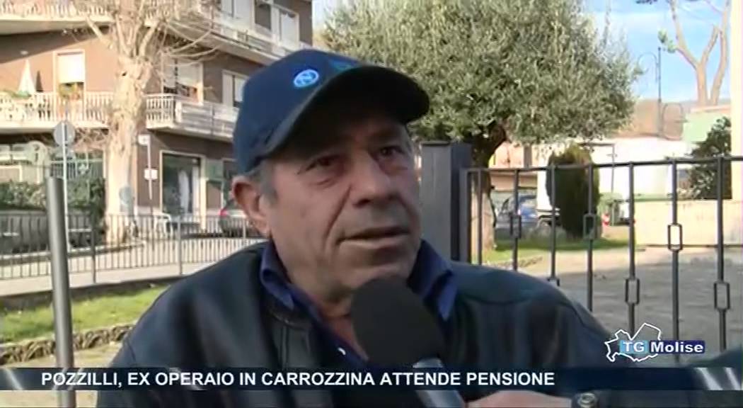 Pozzilli, ex operaio in carrozzina attende pensione