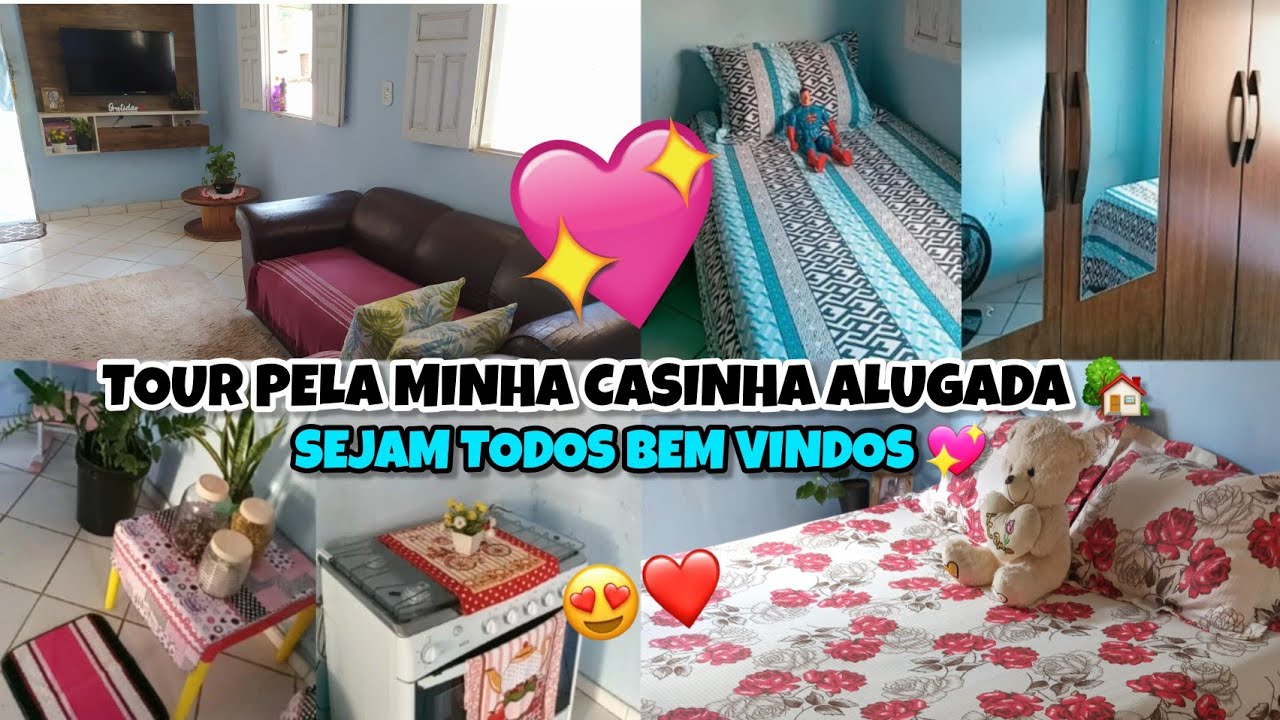 TOUR PELA MINHA CASINHA SIMPLES ALUGADA 🏡💖