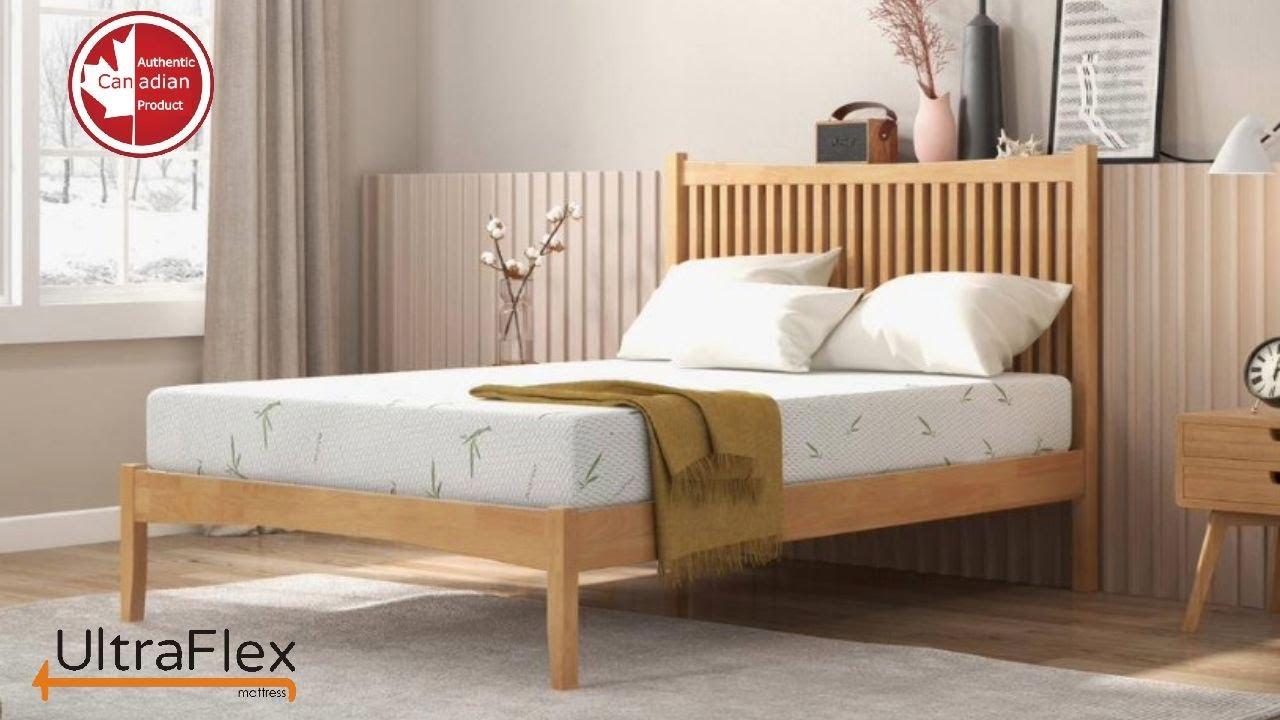 UltraFlex EasySleep Gel Infused Reversible Mattress Review | Made in Canada! | Mattress in a Box