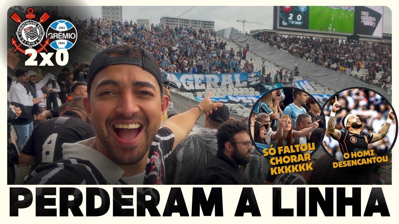 JOGO 52 | FIEL EM FESTA E GAÚCHOS MAGOADOS | CORINTHIANS 2x0 GRÊMIO | BRASILEIRÃO 2025 | 4K