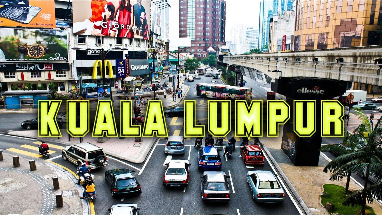 SUASANA SORE DI PUSAT KOTA KUALA LUMPUR MALAYSIA INI KOTA BANYAK SEKALI GEDUNG TINGGI NYA