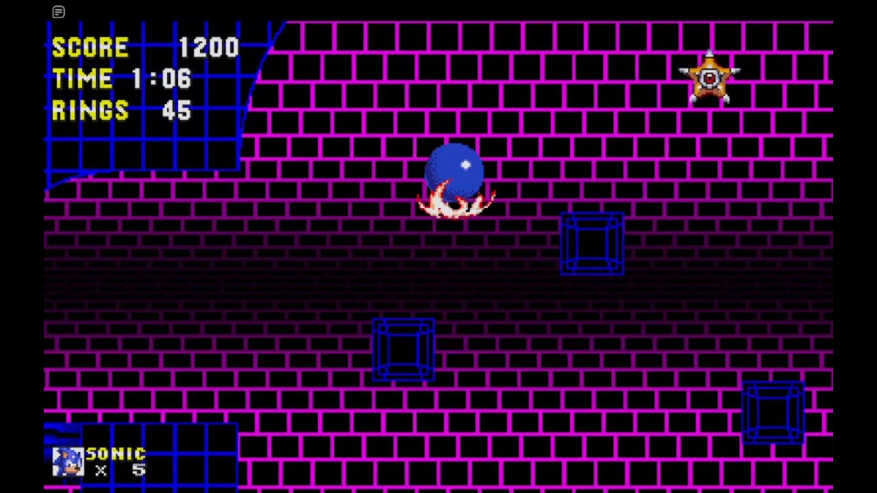 CyberSpace Zone Act 1 - Classic Sonic Simulator